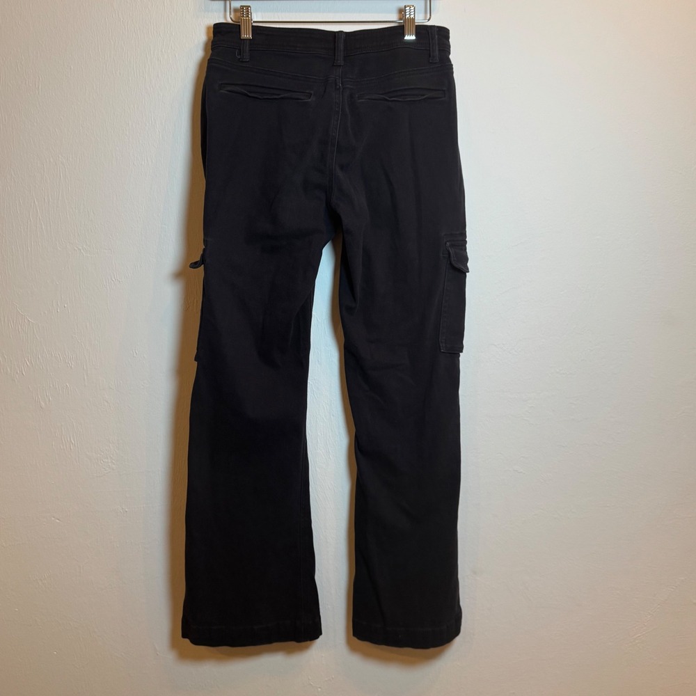 Aeropostale Y2K Cargo Flare Pants Black Size‎ 4 Regular Women's Jeans - Picture 7 of 7